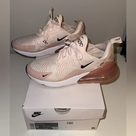 Nike Women's Blush Air Max 270 Sneakers - Picture 2 of 7